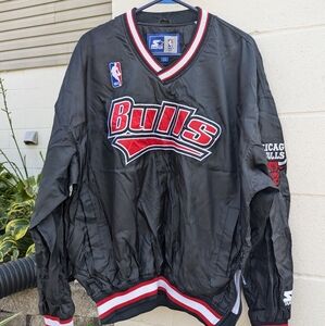 Vintage Starter Chicago Bulls Pullover XL